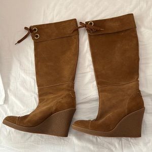 Franco Sarto Leather Boots Size 9M